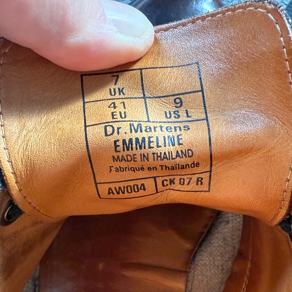 Dr. Martens Burgundy Ankle Boots - Picture 5 of 7